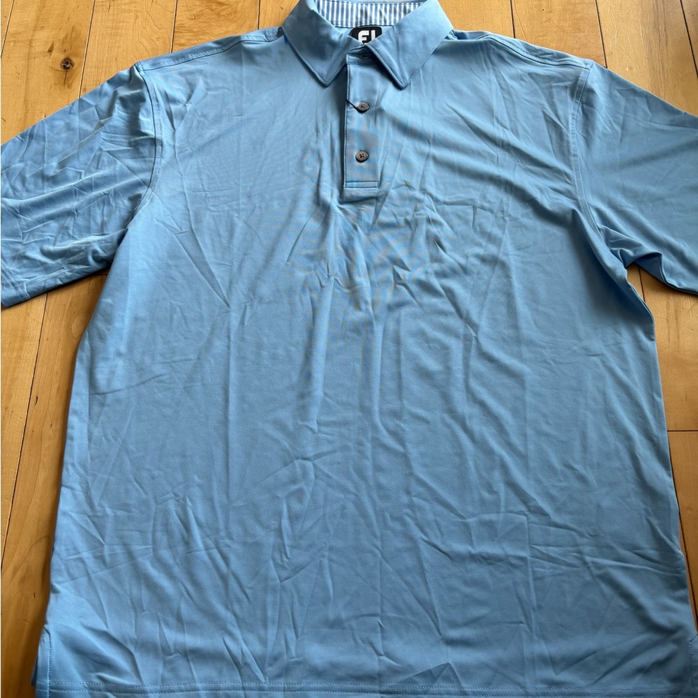 FootJoy Men's Blue Polo Shirt